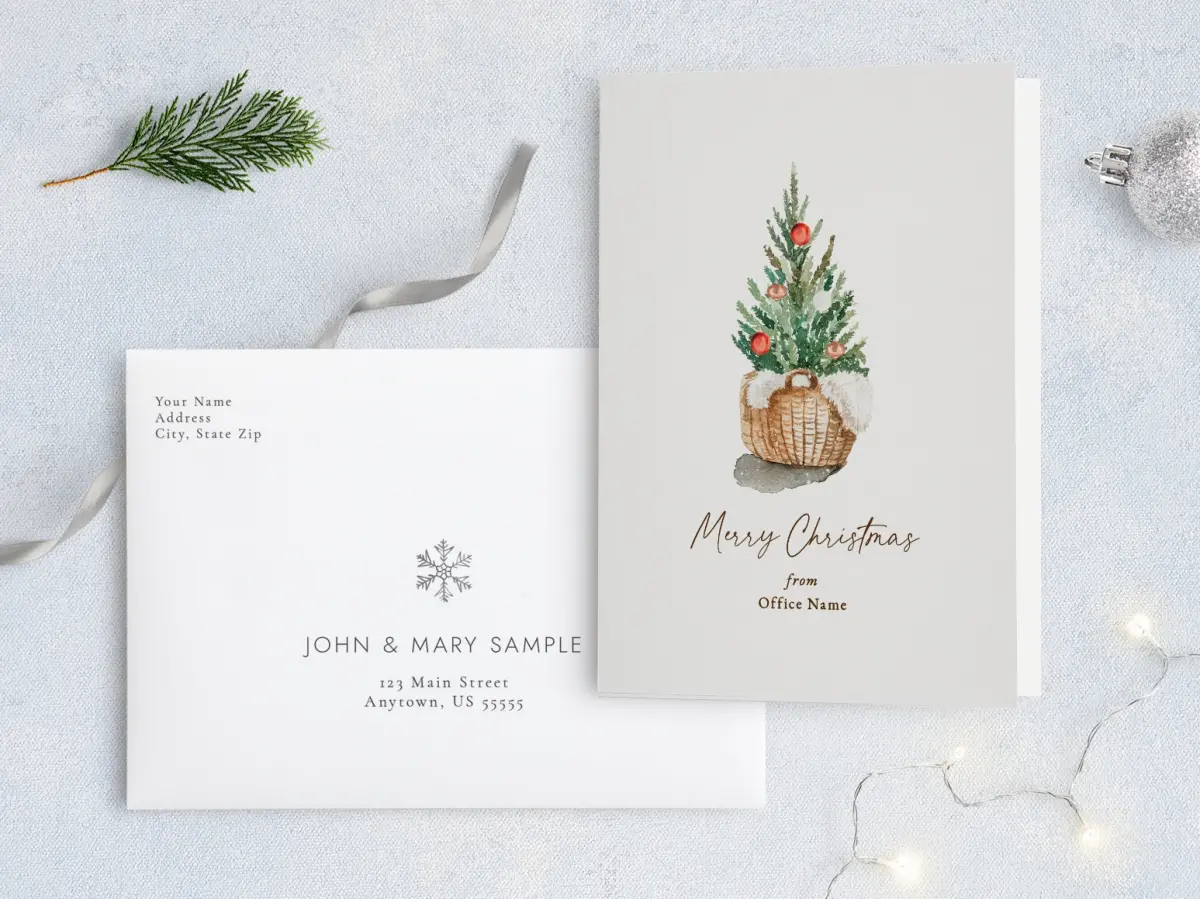 Front with Envelope Design