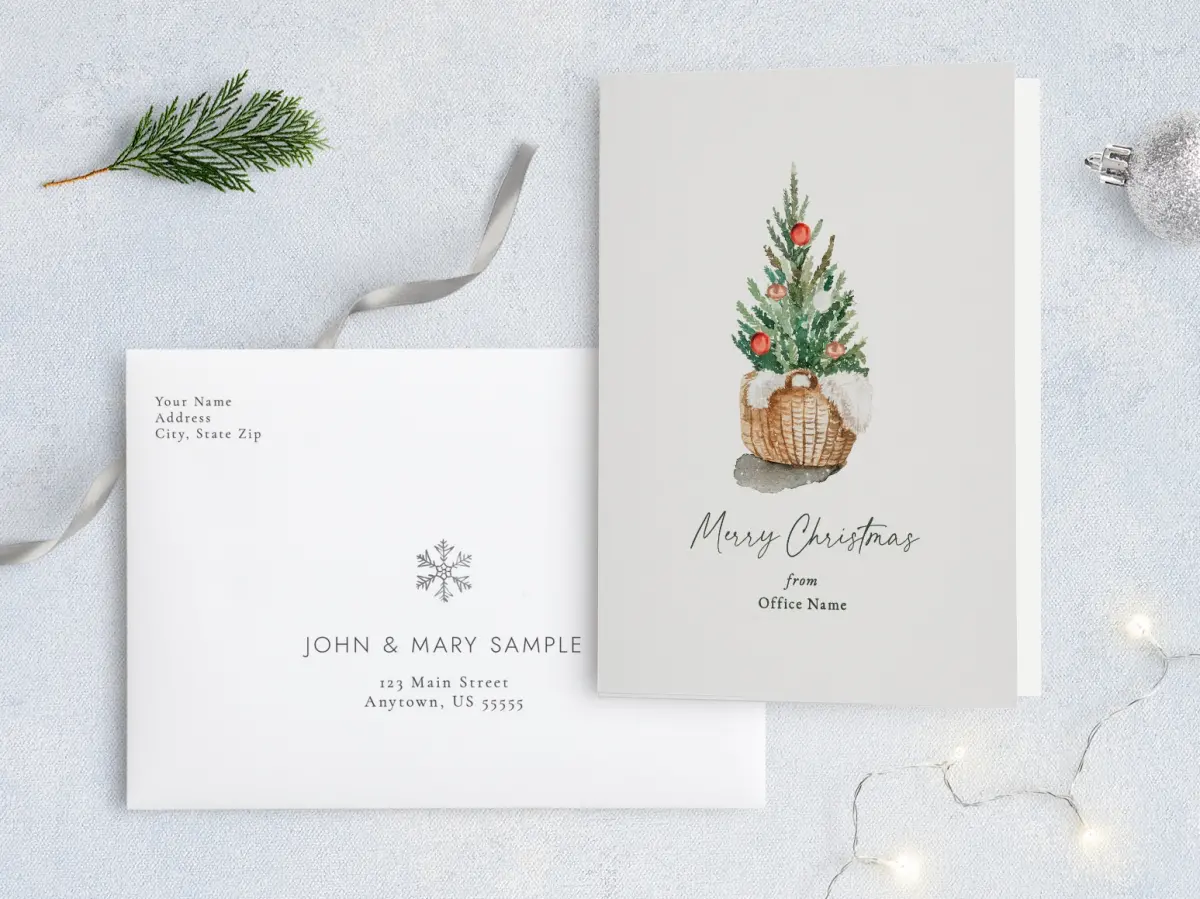 Front with Envelope Design