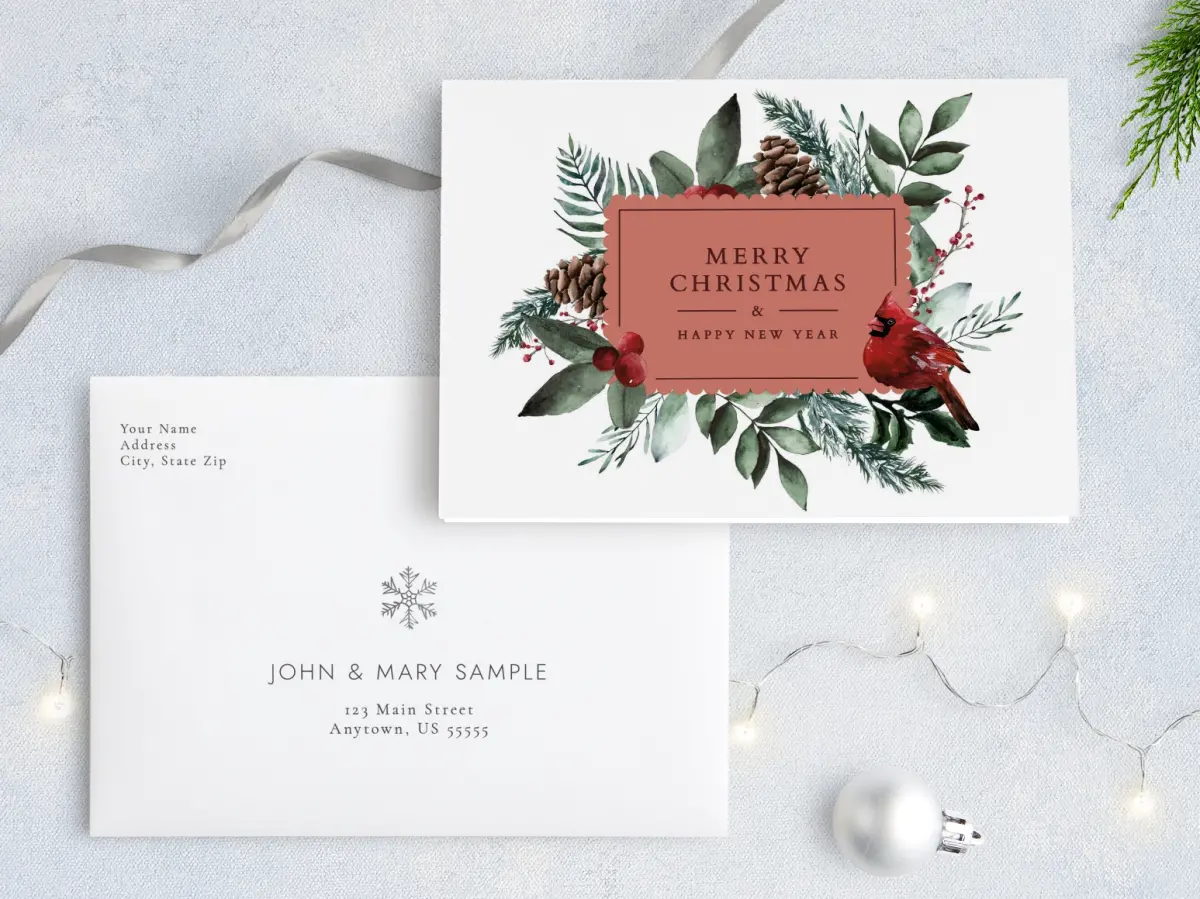 Front with Envelope Design