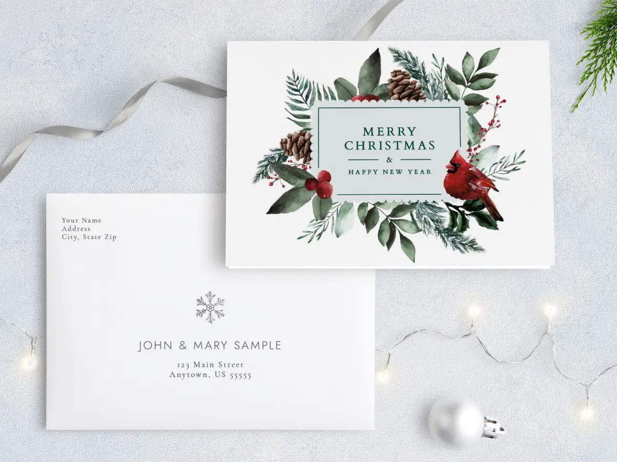 Front with Envelope Design