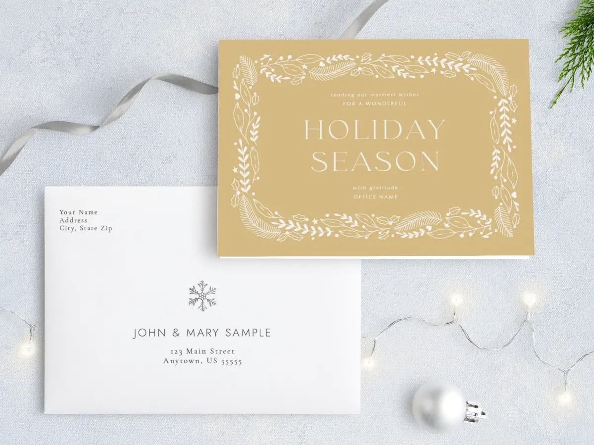 Front with Envelope Design