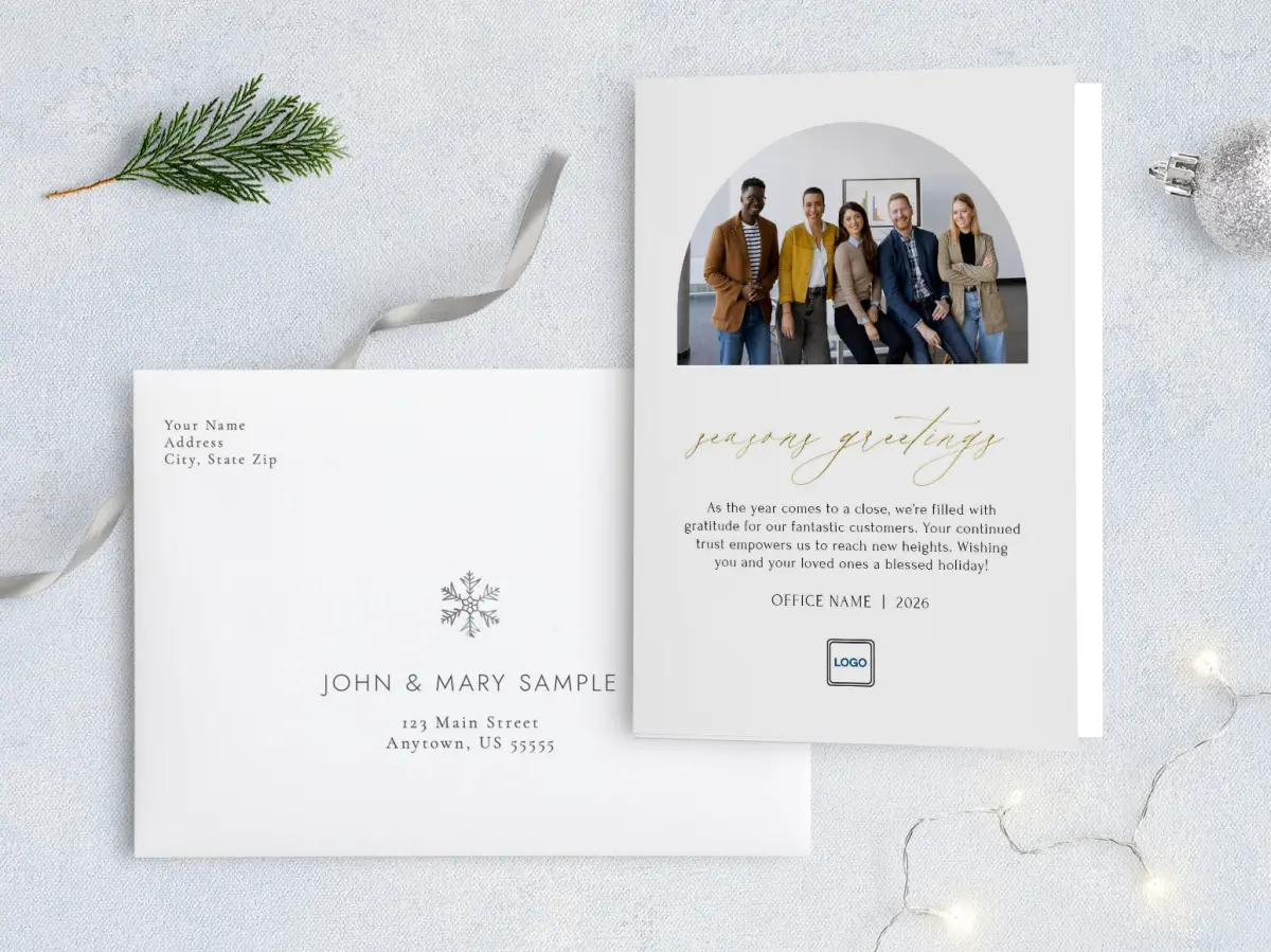Front with Envelope Design