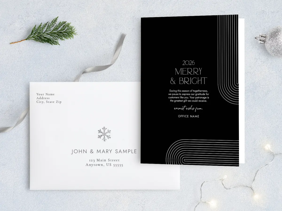 Front with Envelope Design
