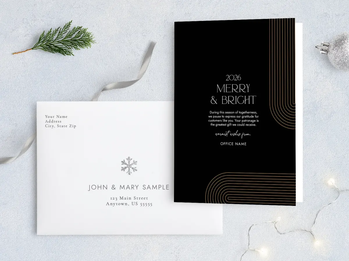 Front with Envelope Design
