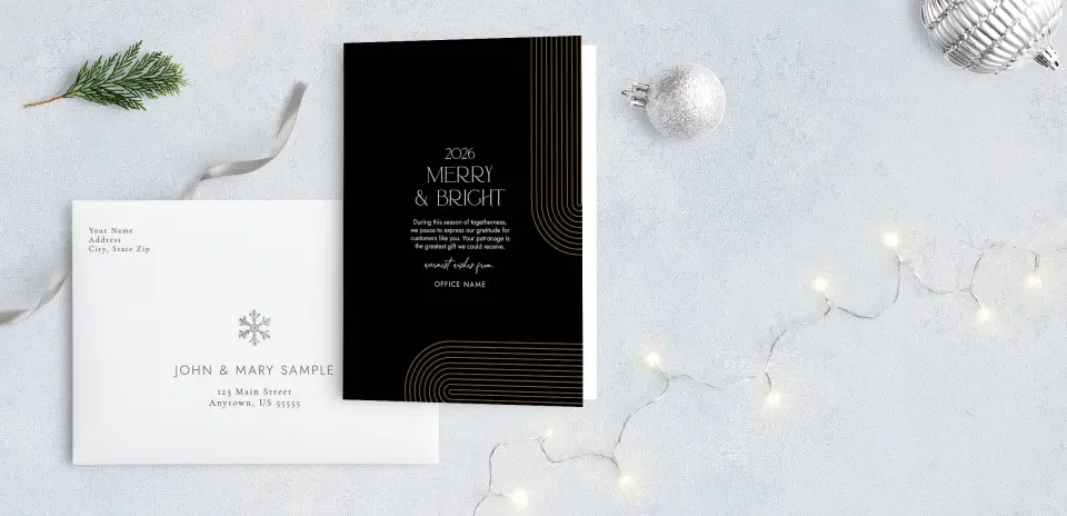Front with Envelope Design