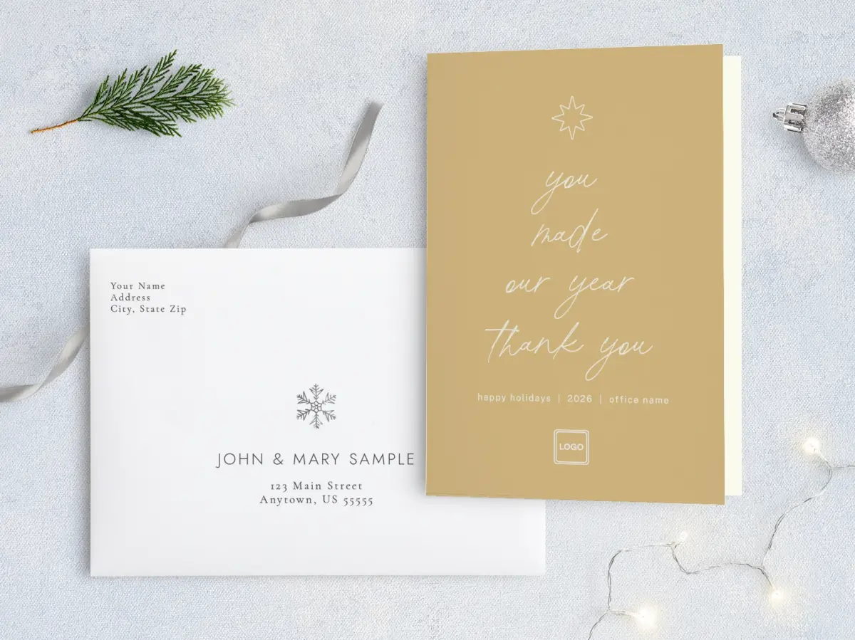 Front with Envelope Design