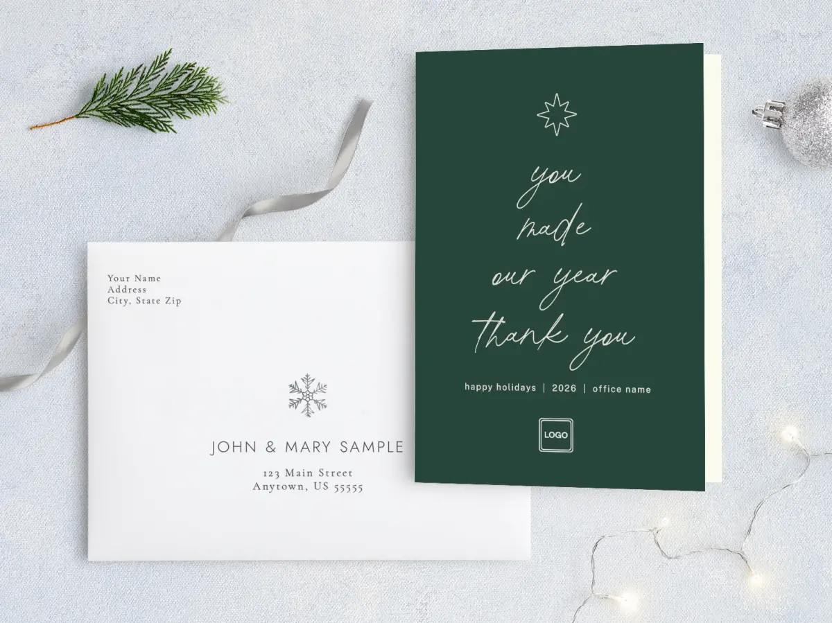 Front with Envelope Design