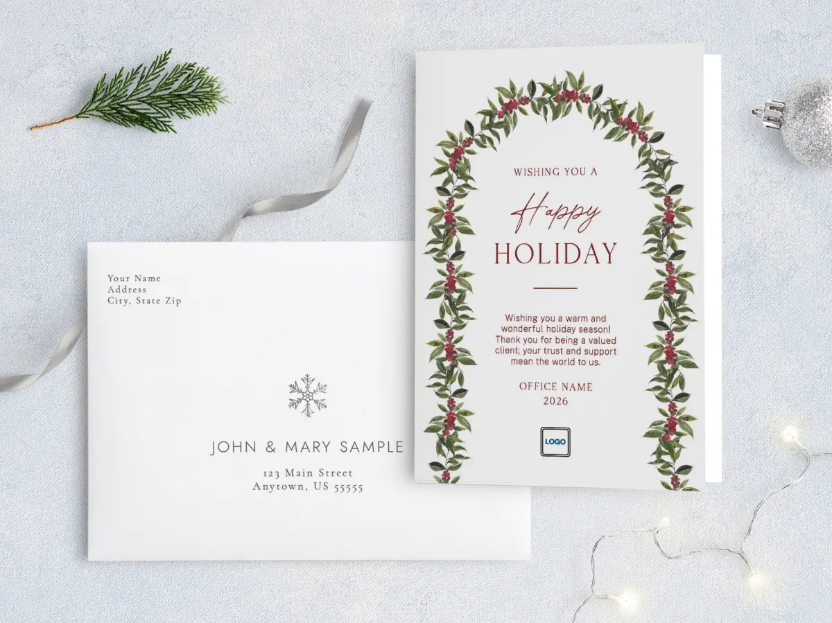 Front with Envelope Design