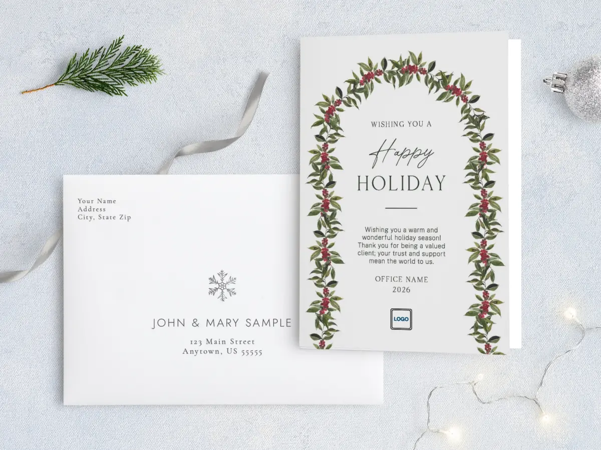 Front with Envelope Design