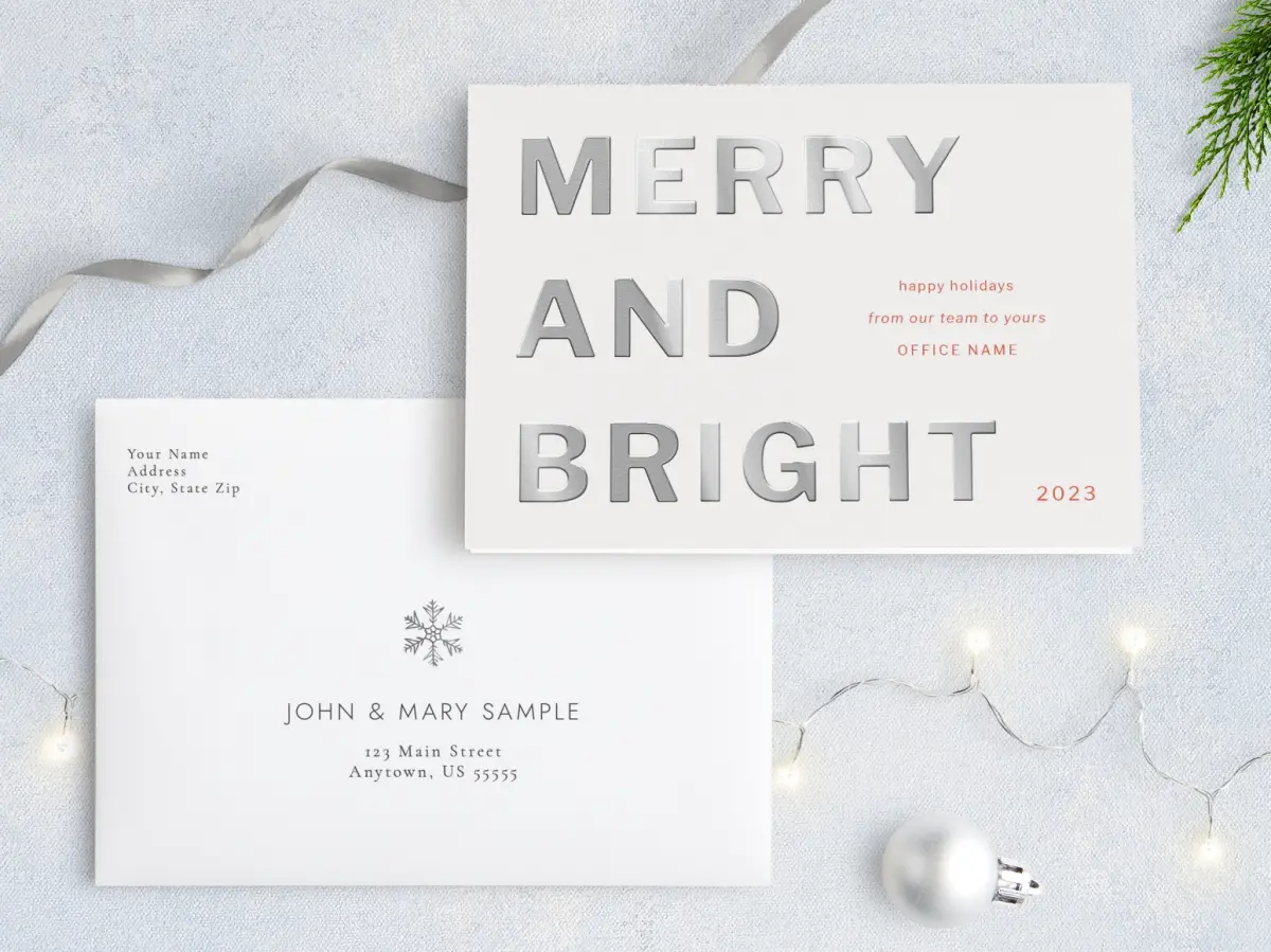 Front with Envelope Design