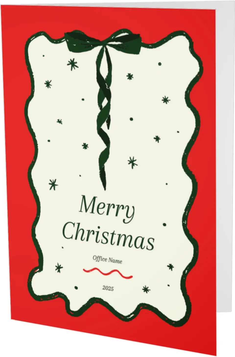This is a 4.8" x 6.8" Folded Christmas Card called Christmas Celebration printed in full color