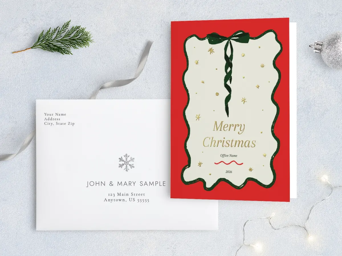 Front with Envelope Design