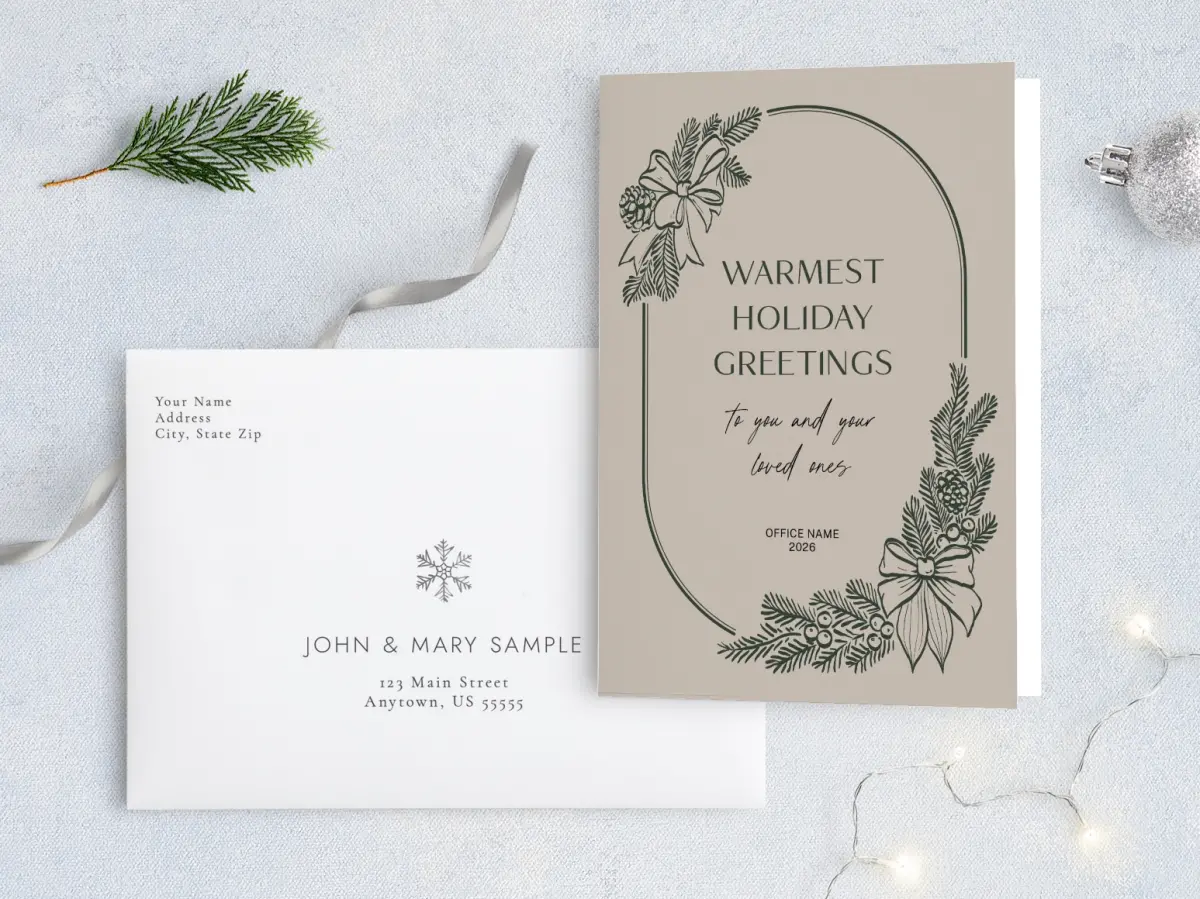 Front with Envelope Design