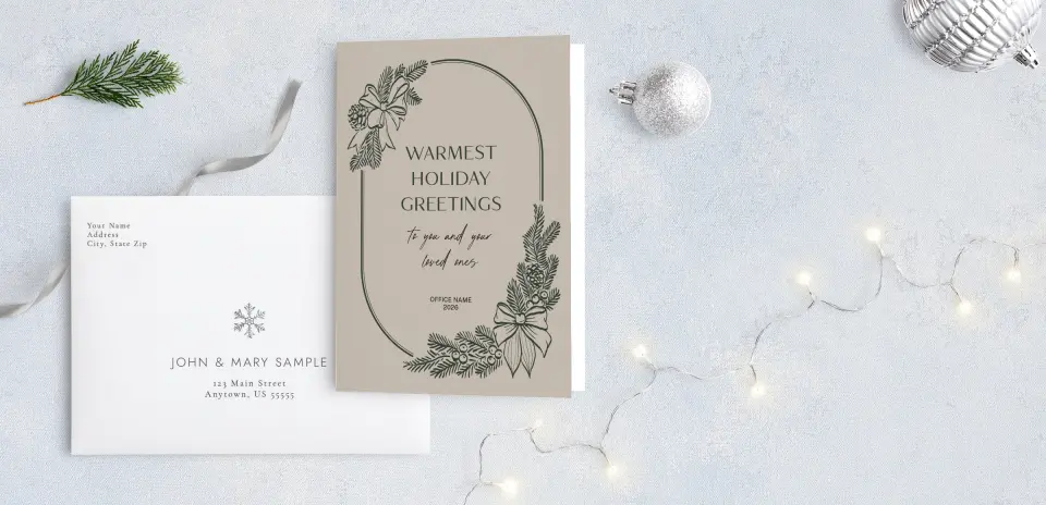Front with Envelope Design