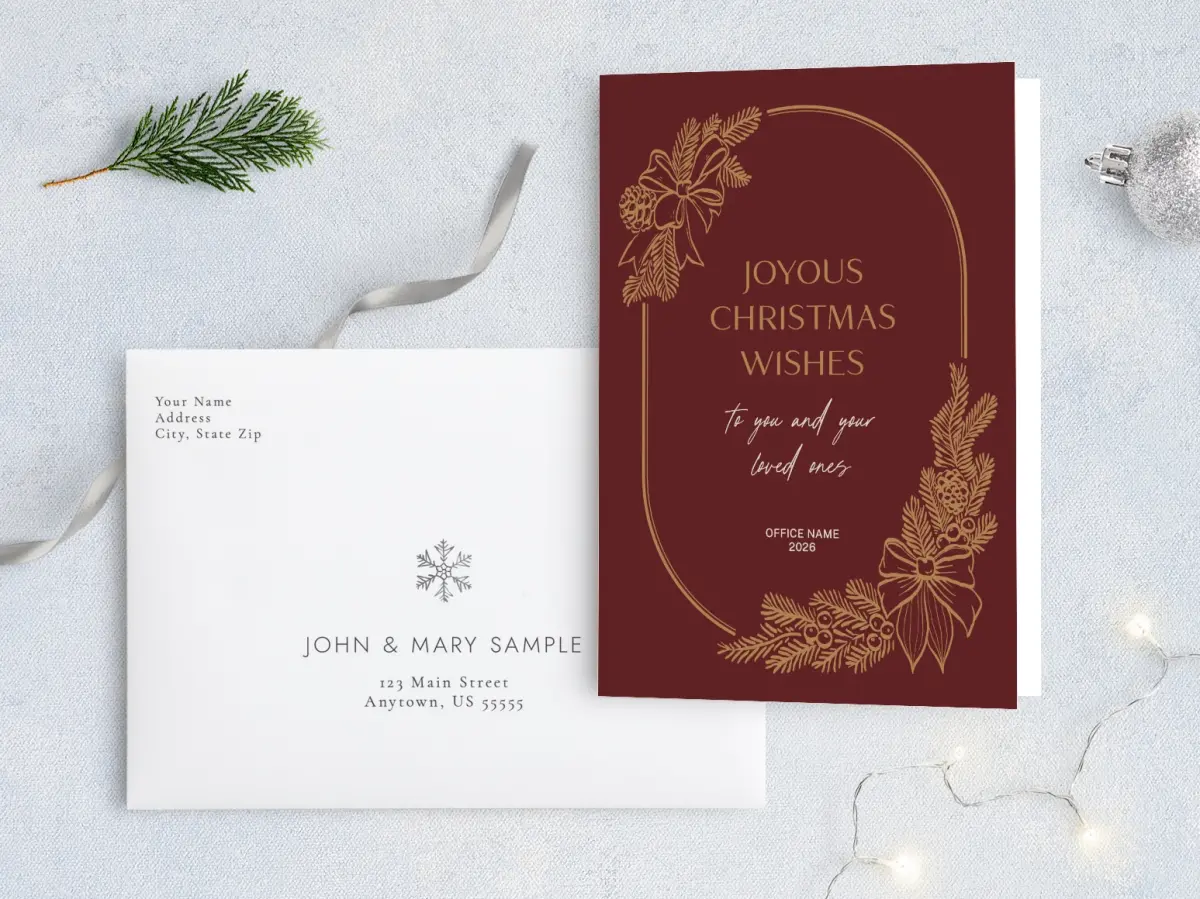 Front with Envelope Design
