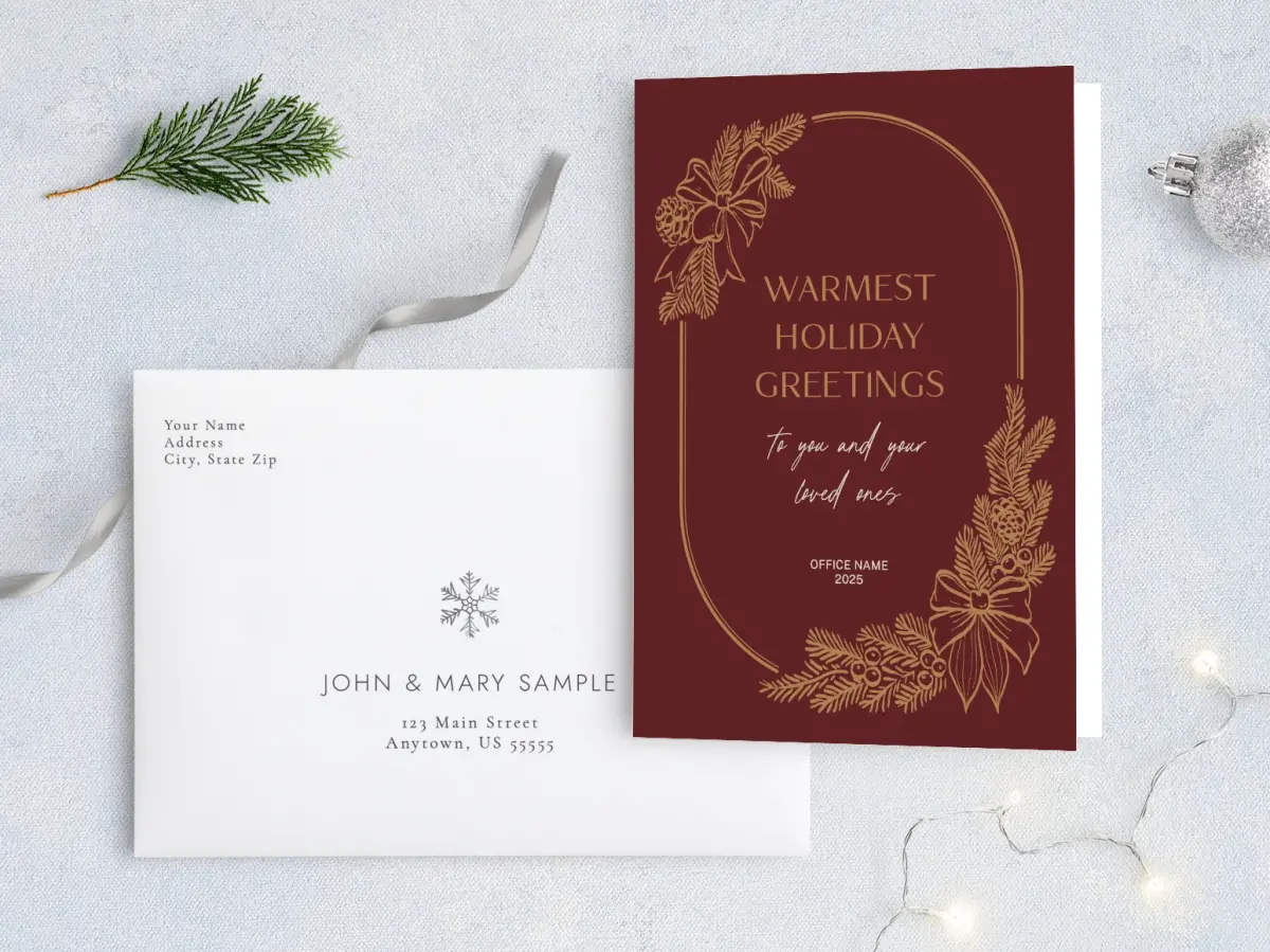 Front with Envelope Design