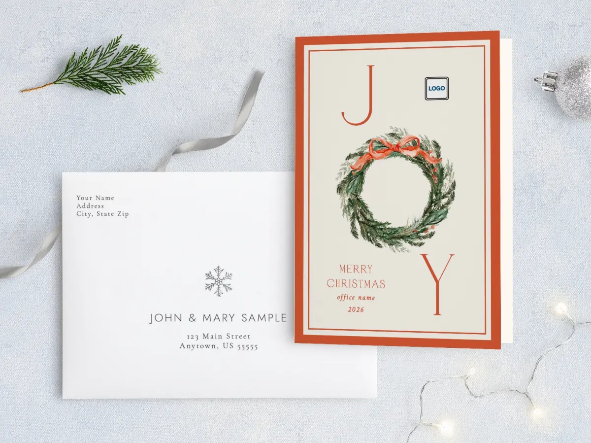 Front with Envelope Design