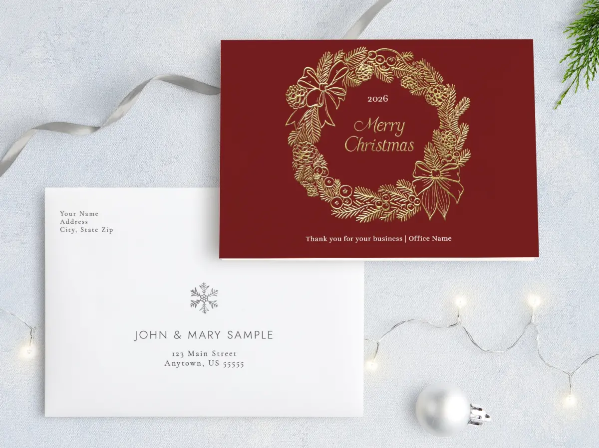 Front with Envelope Design