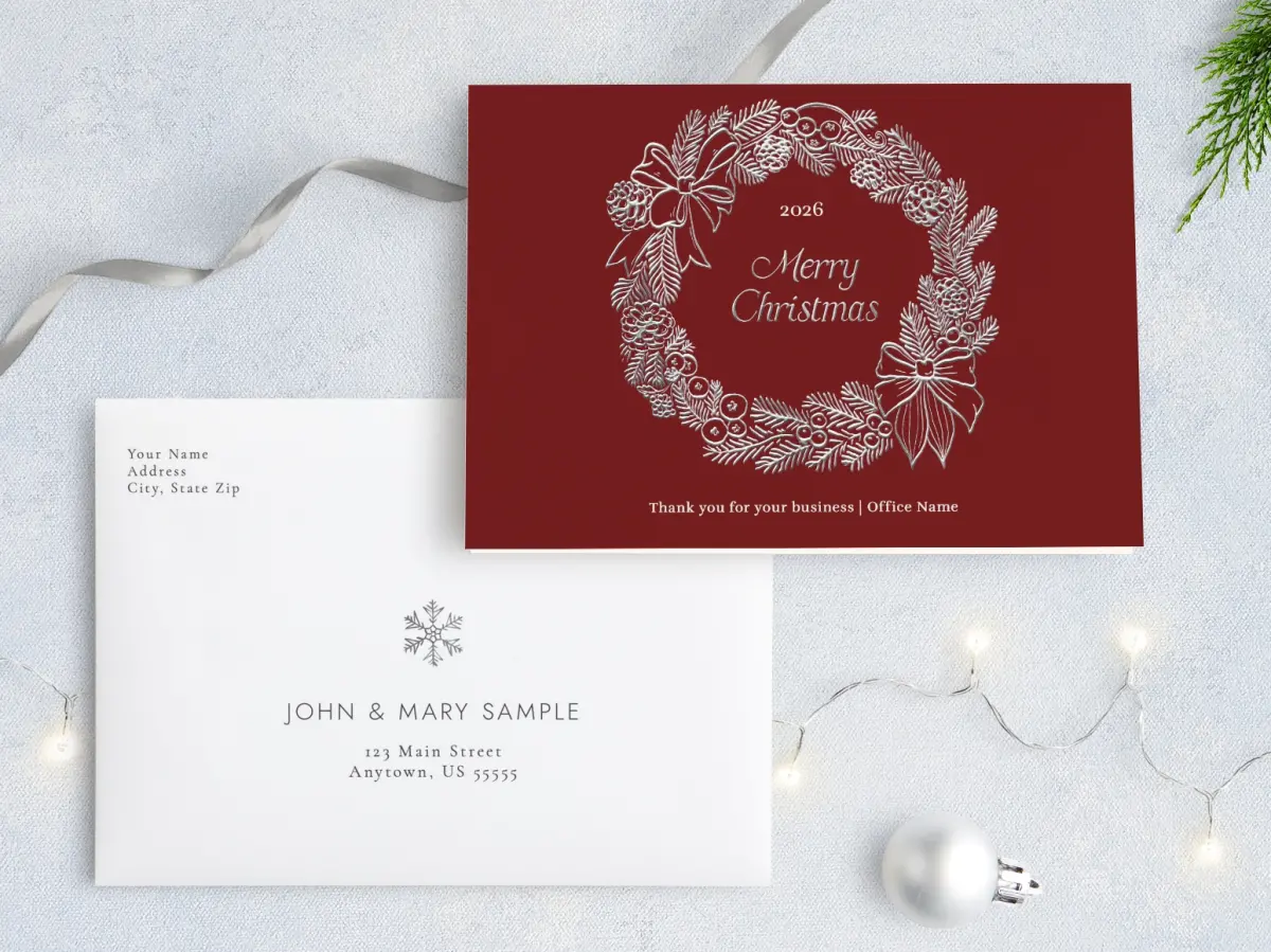 Front with Envelope Design