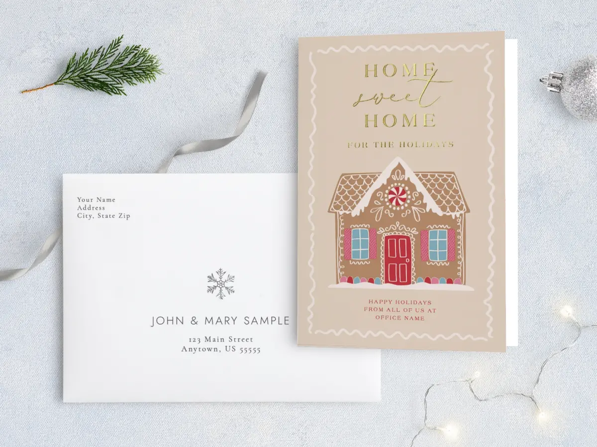 Front with Envelope Design