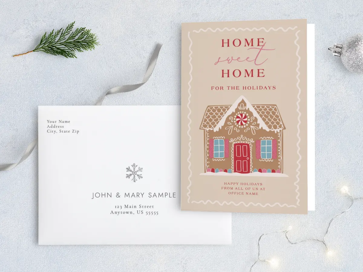Front with Envelope Design