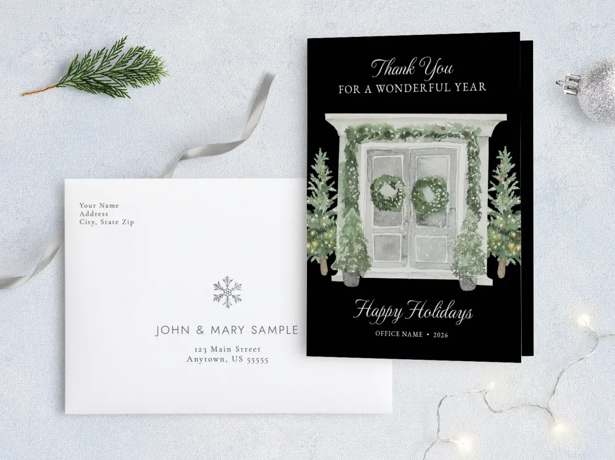 Front with Envelope Design