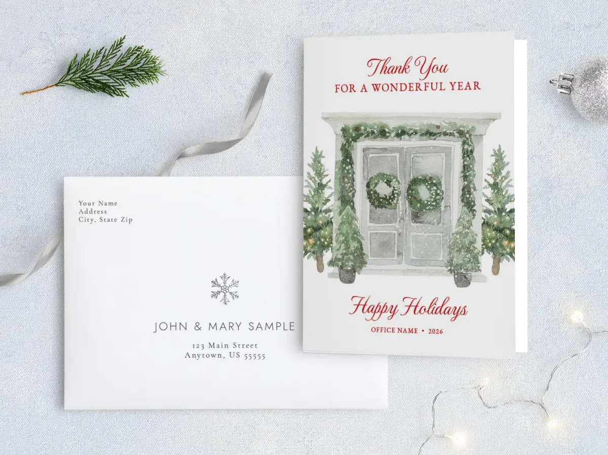 Front with Envelope Design