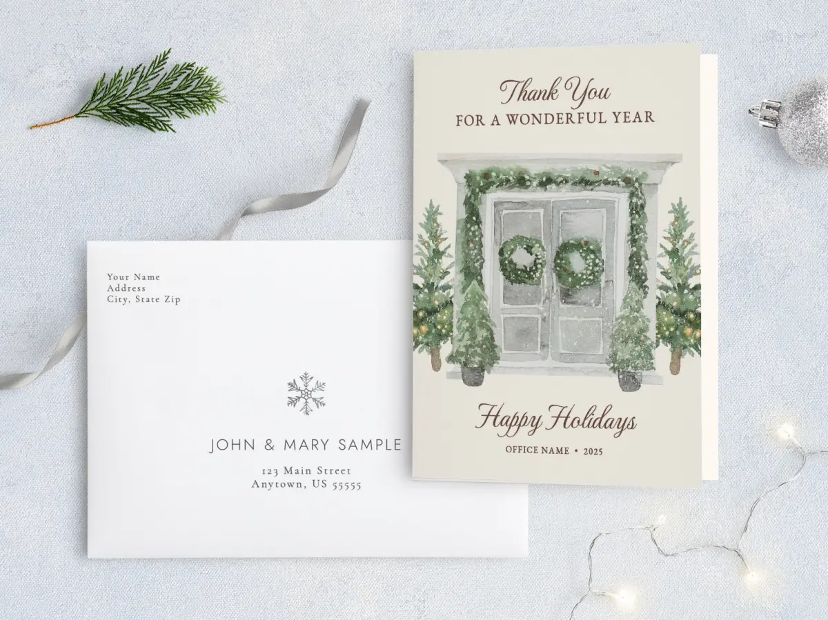 Front with Envelope Design