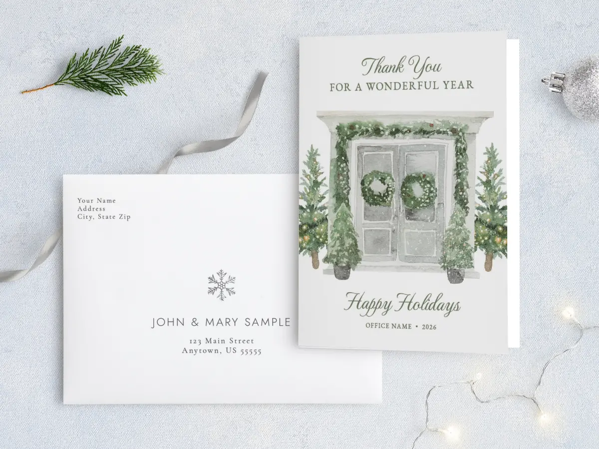 Front with Envelope Design