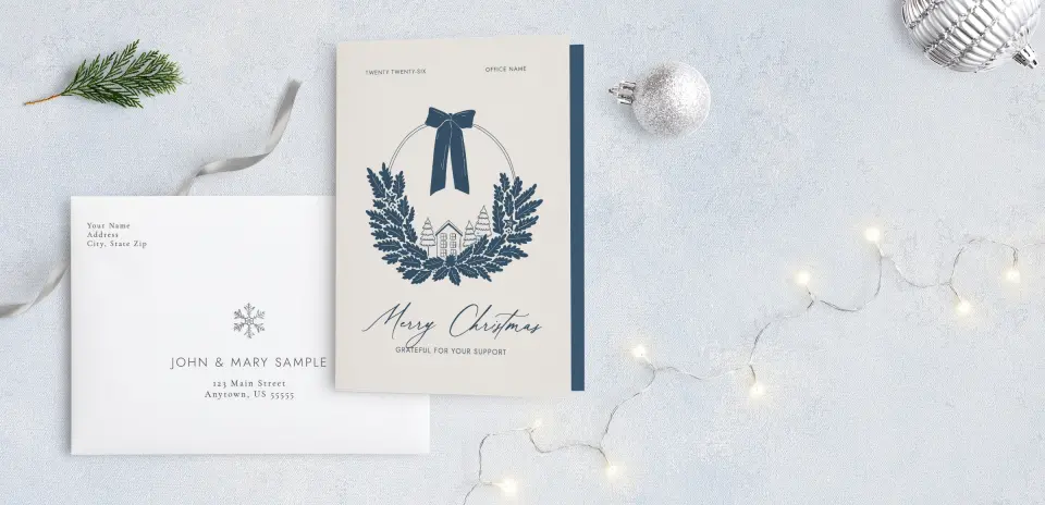 Front with Envelope Design
