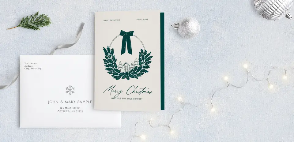 Front with Envelope Design