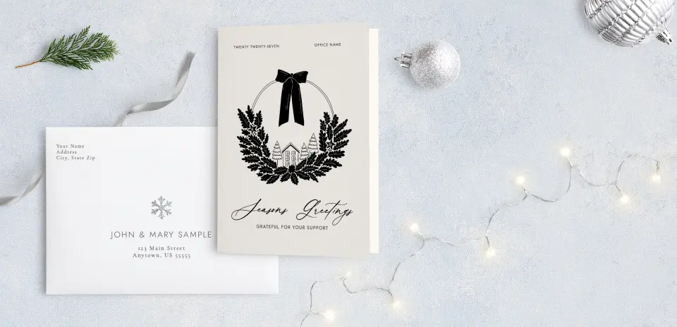 Front with Envelope Design