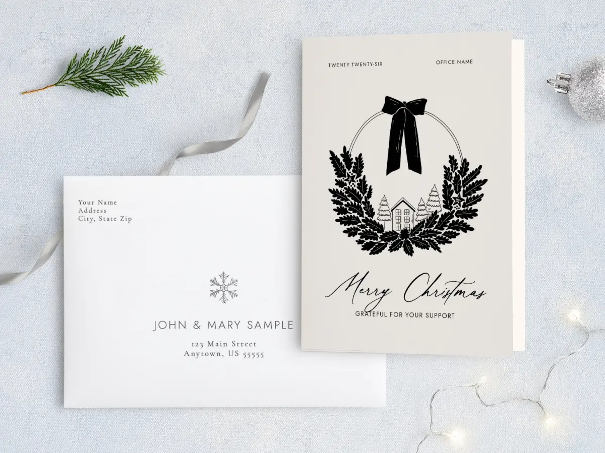 Front with Envelope Design