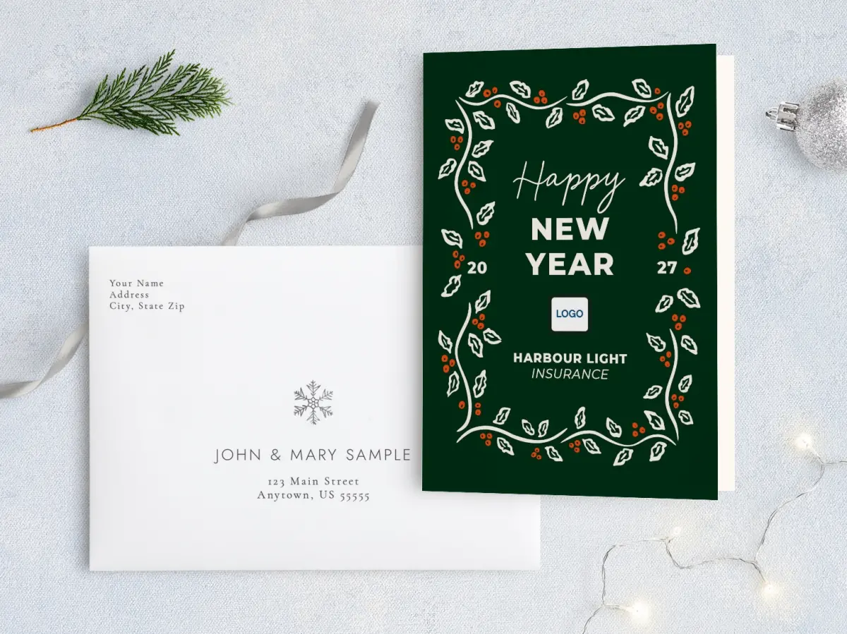 Front with Envelope Design