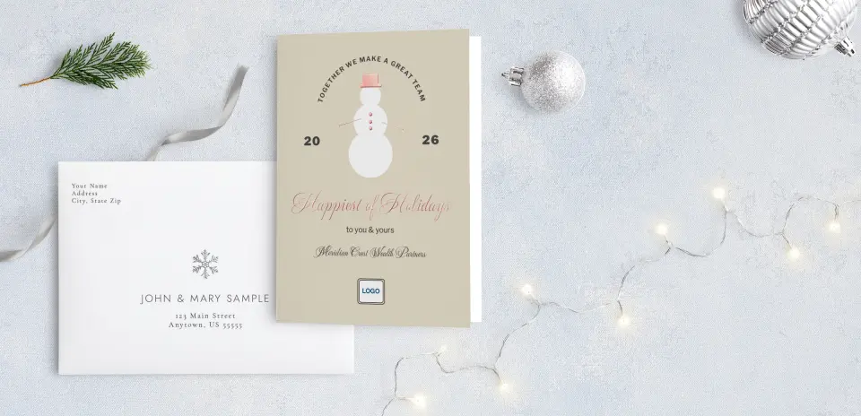 Front with Envelope Design