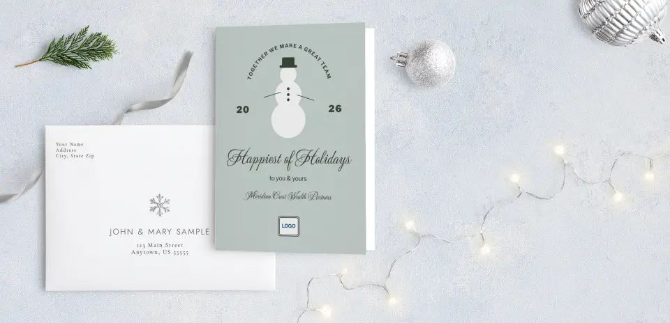 Front with Envelope Design