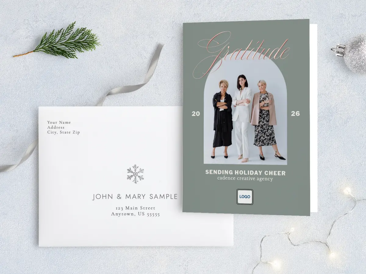 Front with Envelope Design