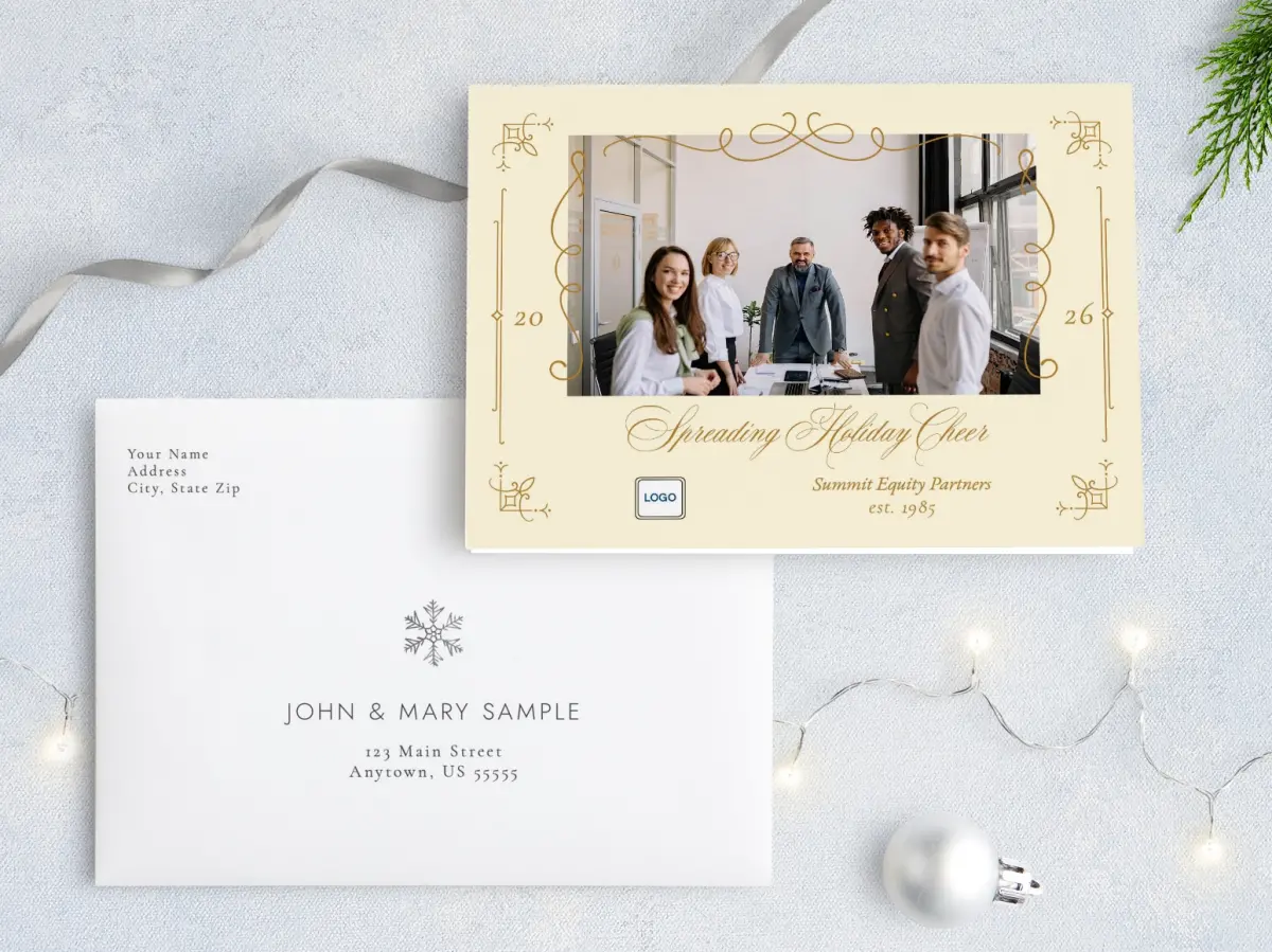 Front with Envelope Design