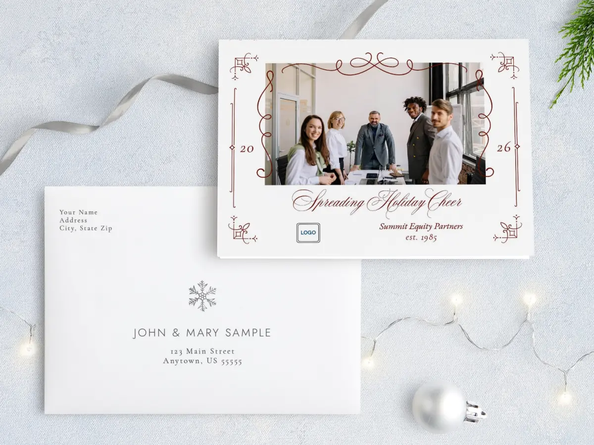 Front with Envelope Design