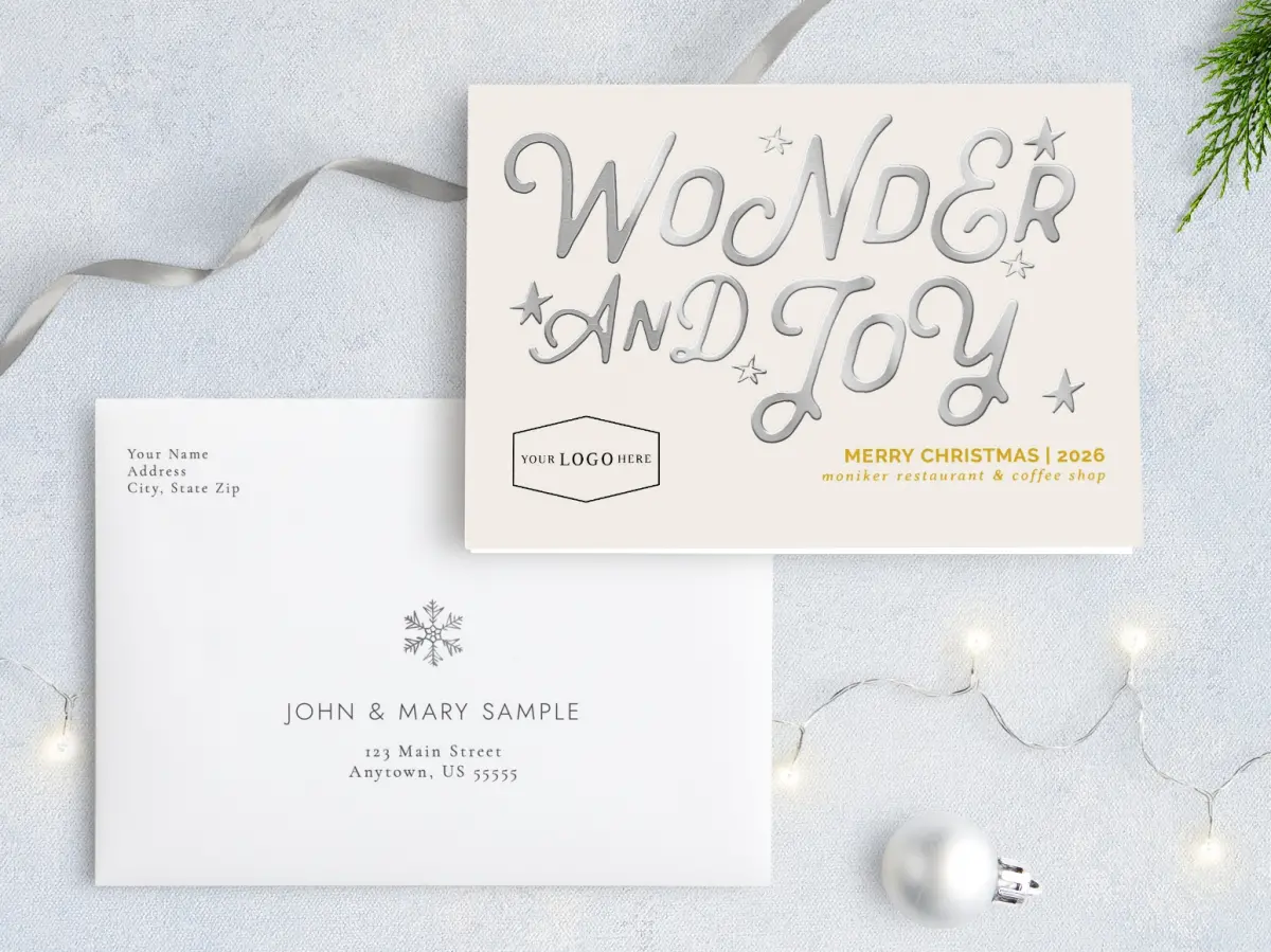 Front with Envelope Design