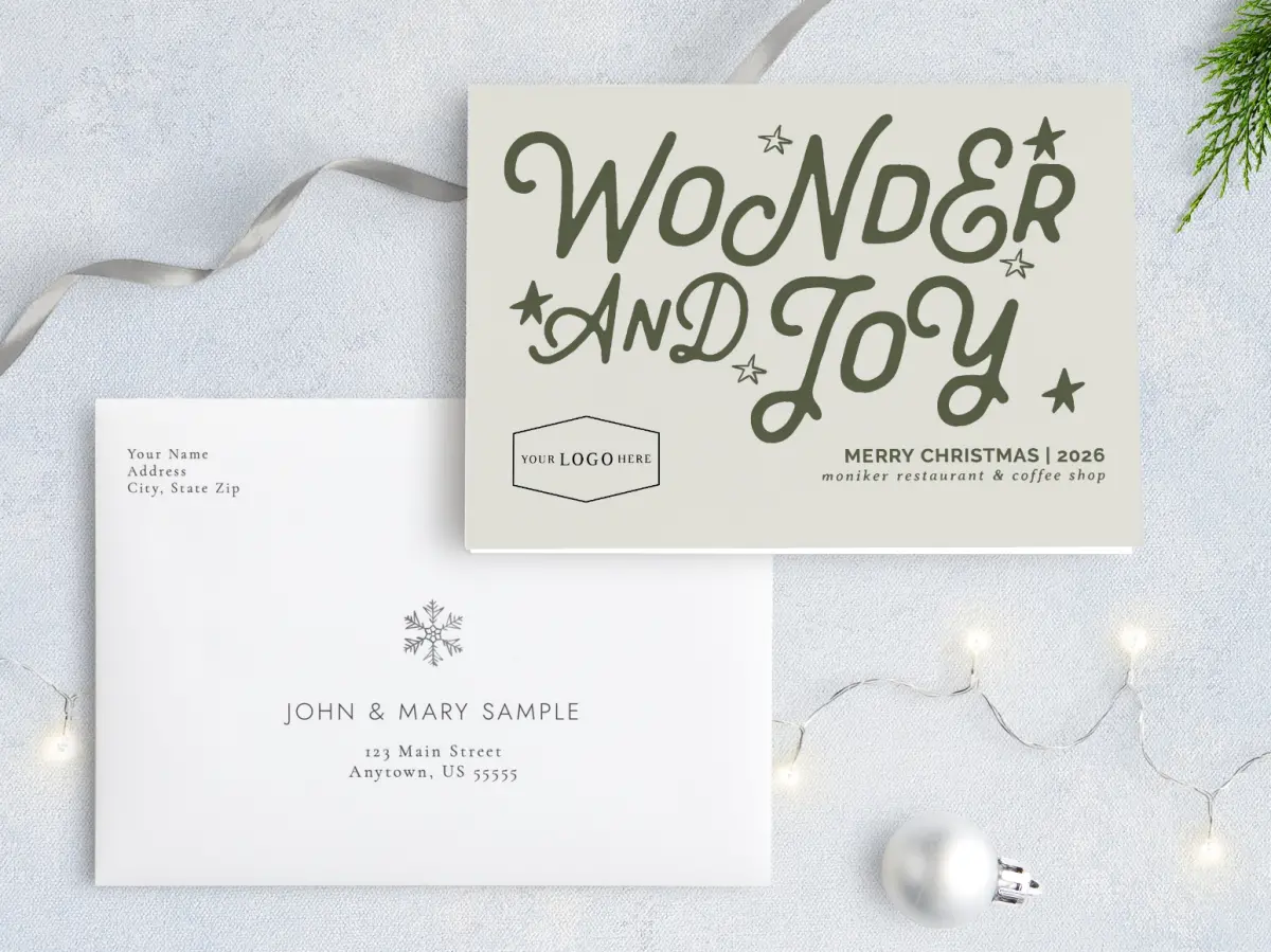 Front with Envelope Design