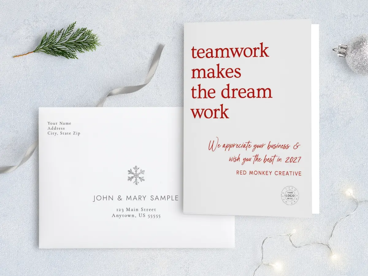 Front with Envelope Design