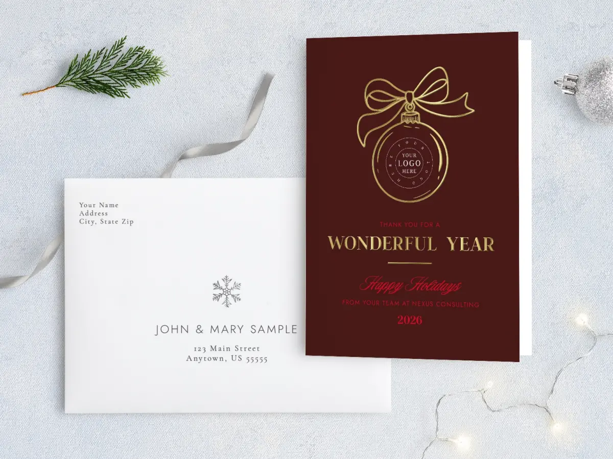 Front with Envelope Design