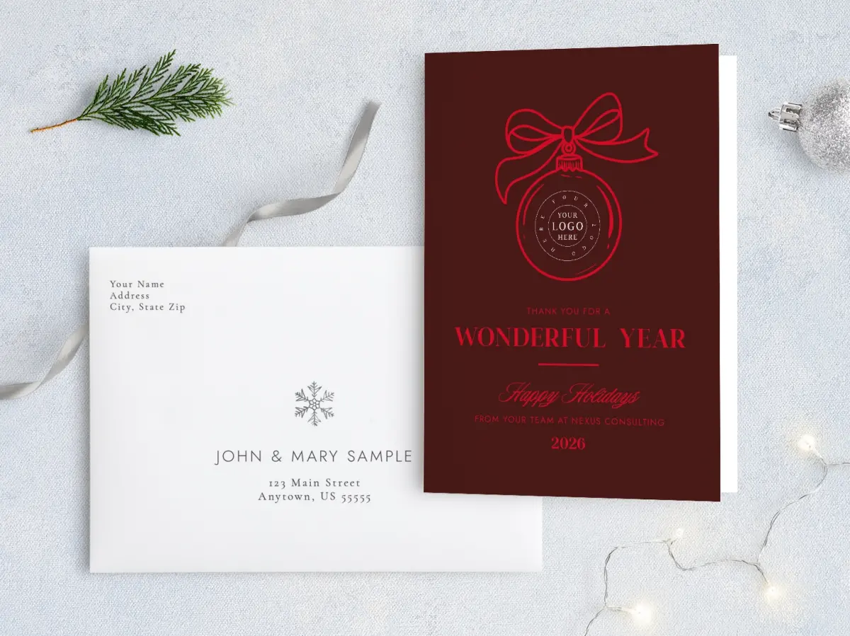 Front with Envelope Design