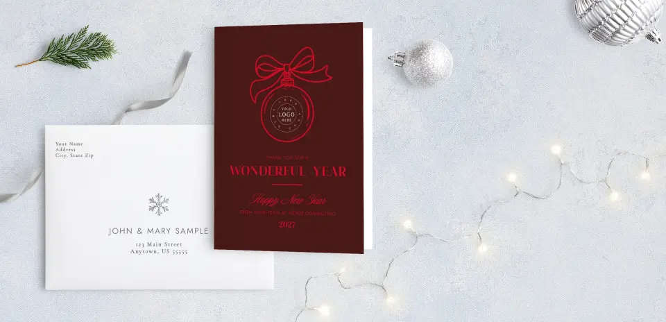 Front with Envelope Design