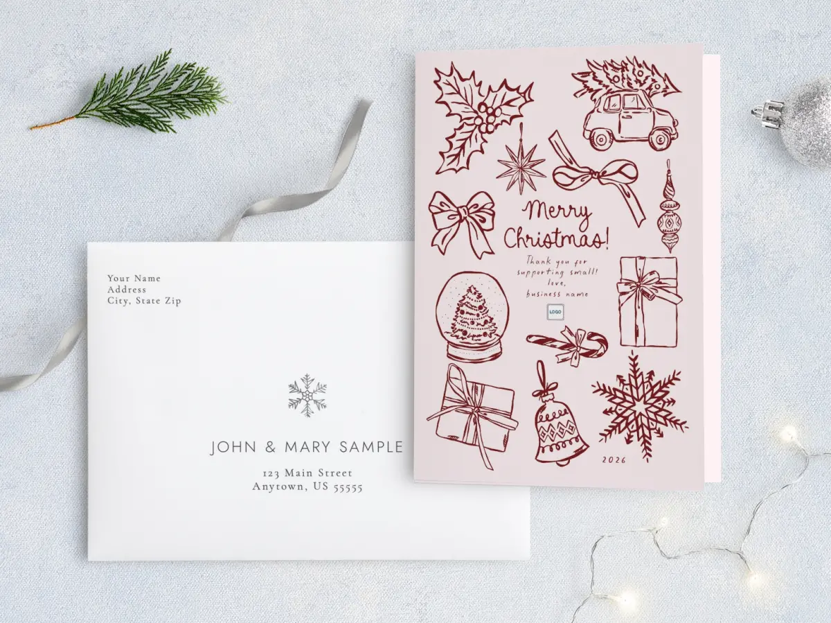 Front with Envelope Design