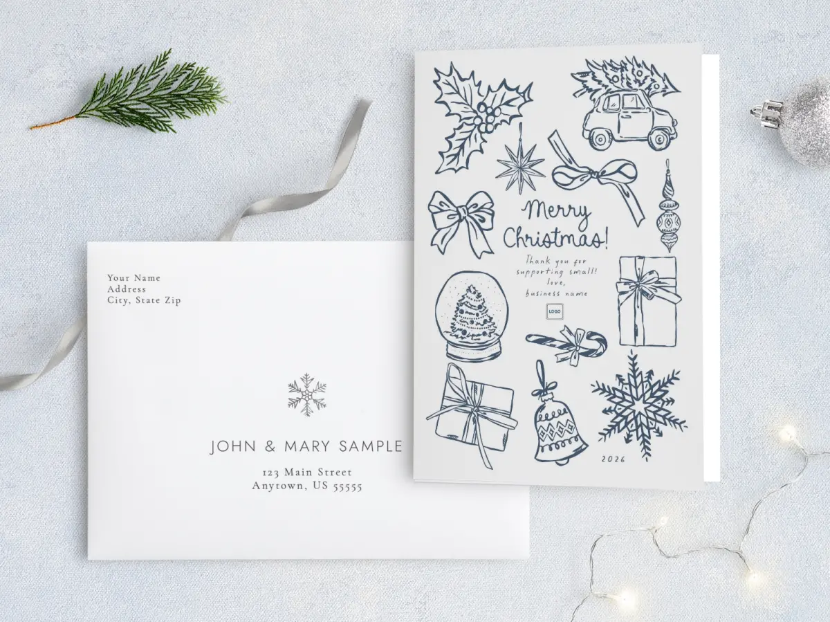 Front with Envelope Design