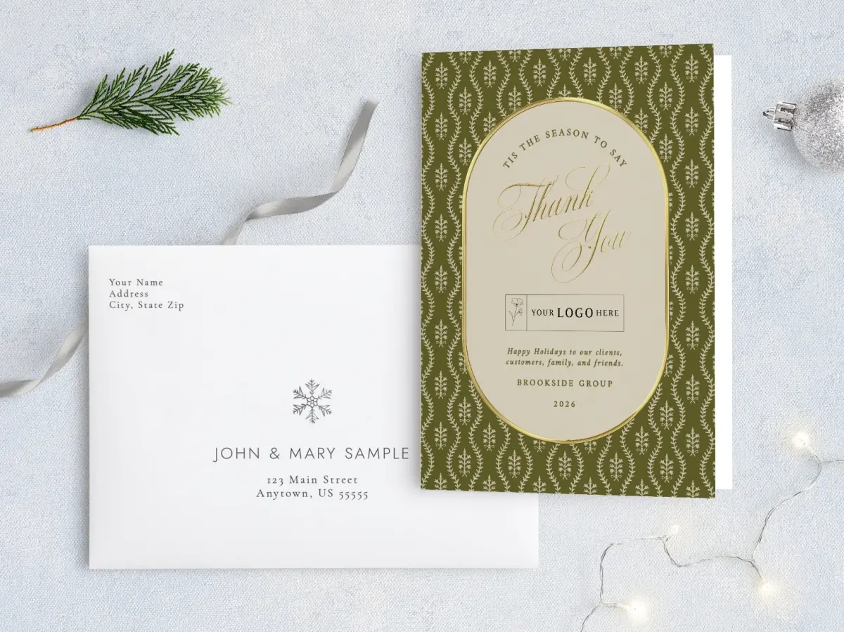 Front with Envelope Design