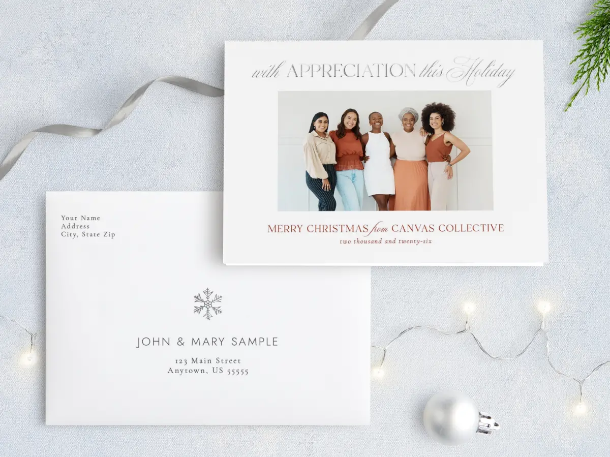 Front with Envelope Design