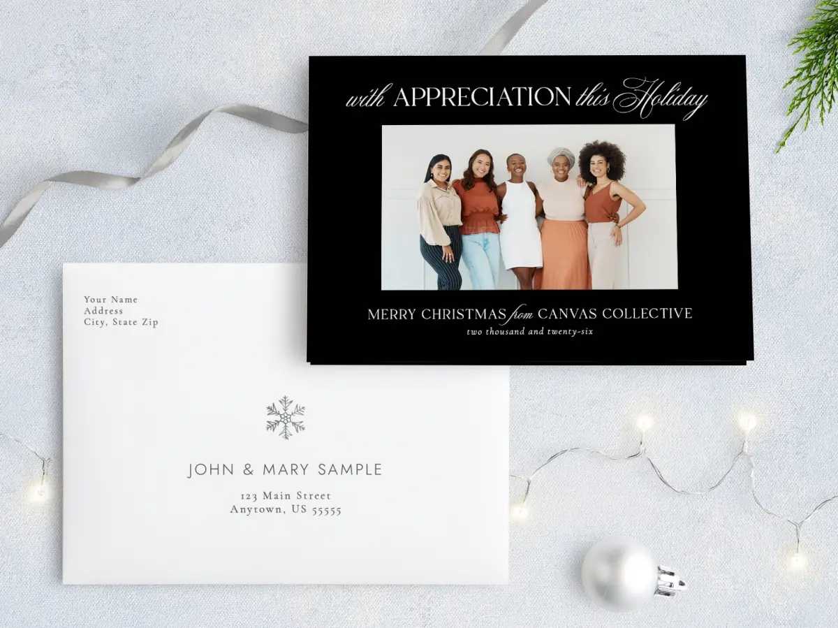 Front with Envelope Design